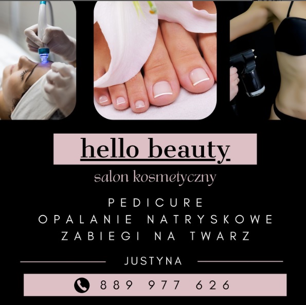 Pedicure Opalanie Hello Beauty Wieruszów